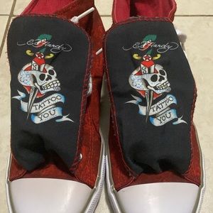 Ed Hardy eagle high top